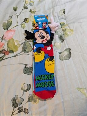MADMIA Mickey & Donald Kid Socks - Blue, Green, Yellow, Black